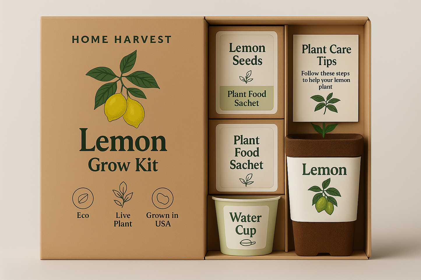 Lemon Bloom Kit – Grow Your Own Lemon Plant at Home | Modern Ceylon