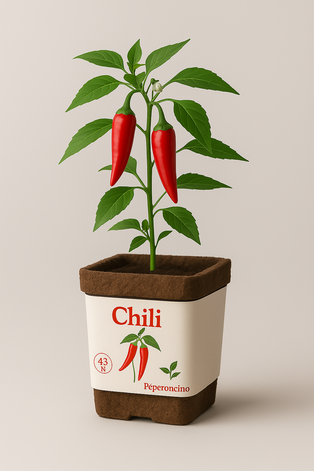 Chili Grow Kit – Modern Ceylon | Live Plant + Seeds + Food + Care Kit